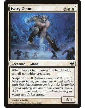 Magic: The Gathering Ivory Giant (019) Moderately Played Foil