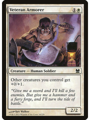 Magic: The Gathering Veteran Armorer (034) Lightly Played
