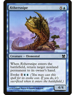 Magic: The Gathering Aethersnipe (036) Moderately Played