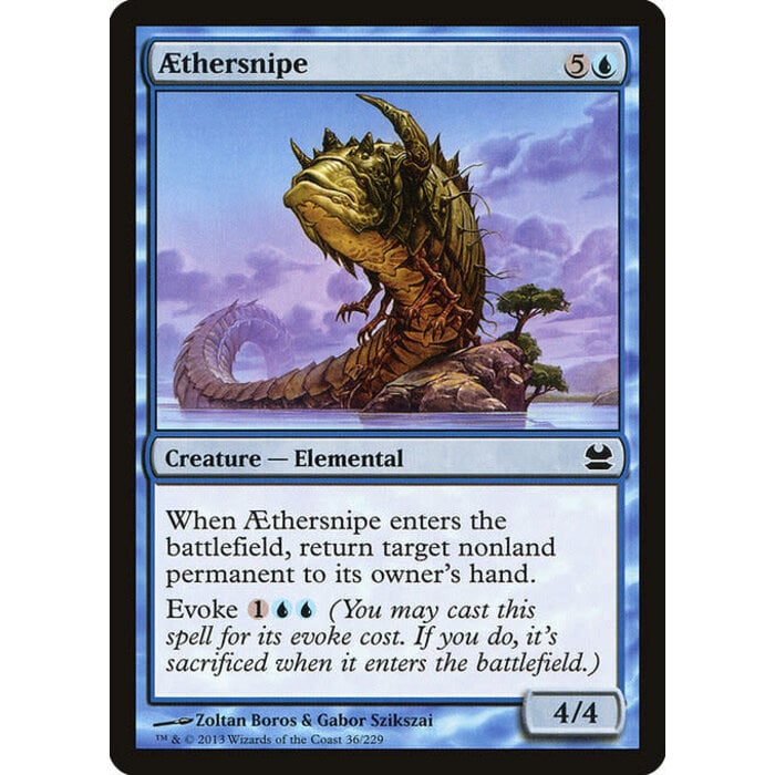 Magic: The Gathering Aethersnipe (036) Moderately Played