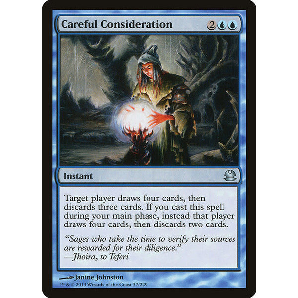 Magic: The Gathering Careful Consideration (037) Lightly Played
