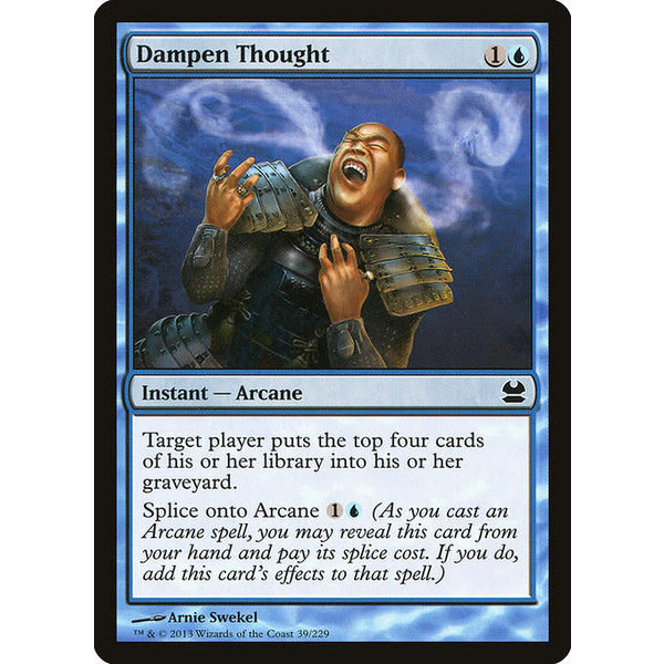 Magic: The Gathering Dampen Thought (039) Moderately Played
