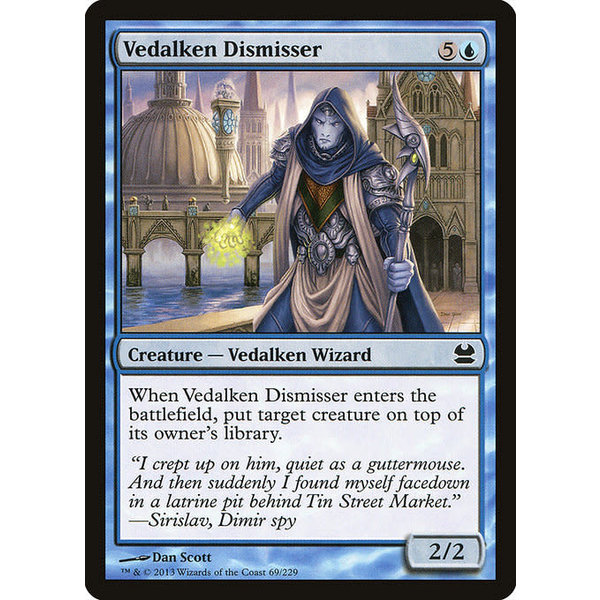 Magic: The Gathering Vedalken Dismisser (069) Moderately Played Foil