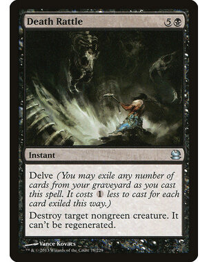Magic: The Gathering Death Rattle (078) Moderately Played