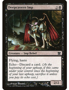 Magic: The Gathering Deepcavern Imp (079) Moderately Played