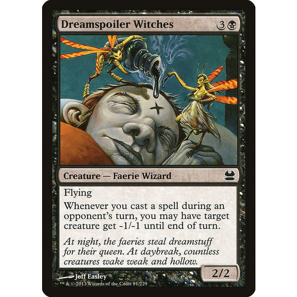 Magic: The Gathering Dreamspoiler Witches (081) Moderately Played
