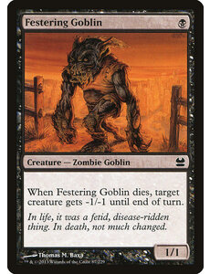 Magic: The Gathering Festering Goblin (087) Moderately Played