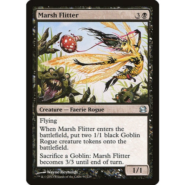 Magic: The Gathering Marsh Flitter (091) Lightly Played