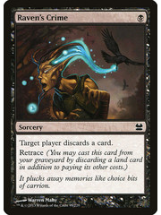 Magic: The Gathering Raven's Crime (095) Moderately Played