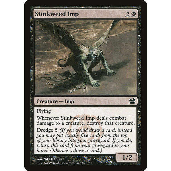 Magic: The Gathering Stinkweed Imp (098) Lightly Played