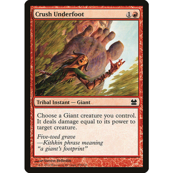 Magic: The Gathering Crush Underfoot (109) Lightly Played