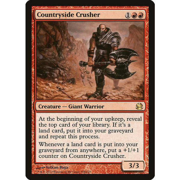 Magic: The Gathering Countryside Crusher (108) Moderately Played Foil