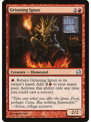 Magic: The Gathering Grinning Ignus (118) Lightly Played
