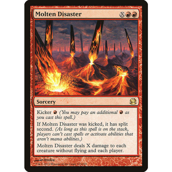 Magic: The Gathering Molten Disaster (123) Lightly Played