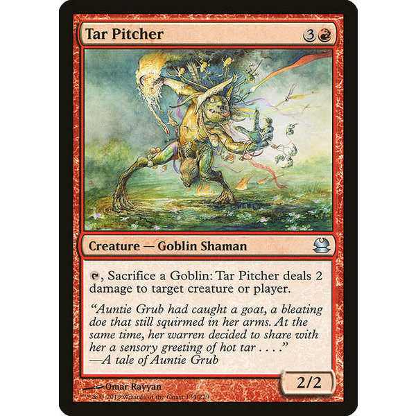 Magic: The Gathering Tar Pitcher (134) Moderately Played