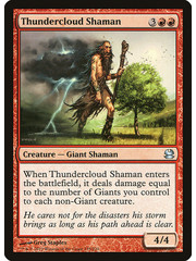 Magic: The Gathering Thundercloud Shaman (135) Moderately Played