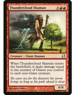 Magic: The Gathering Thundercloud Shaman (135) Moderately Played