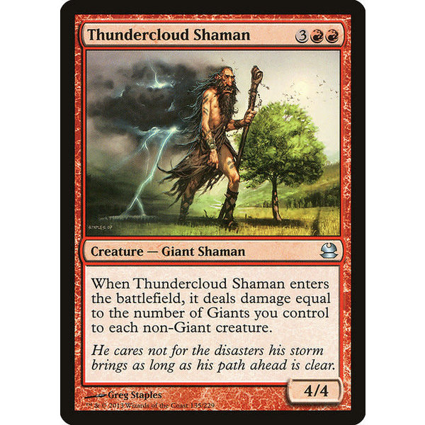 Magic: The Gathering Thundercloud Shaman (135) Moderately Played