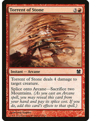 Magic: The Gathering Torrent of Stone (137) Moderately Played