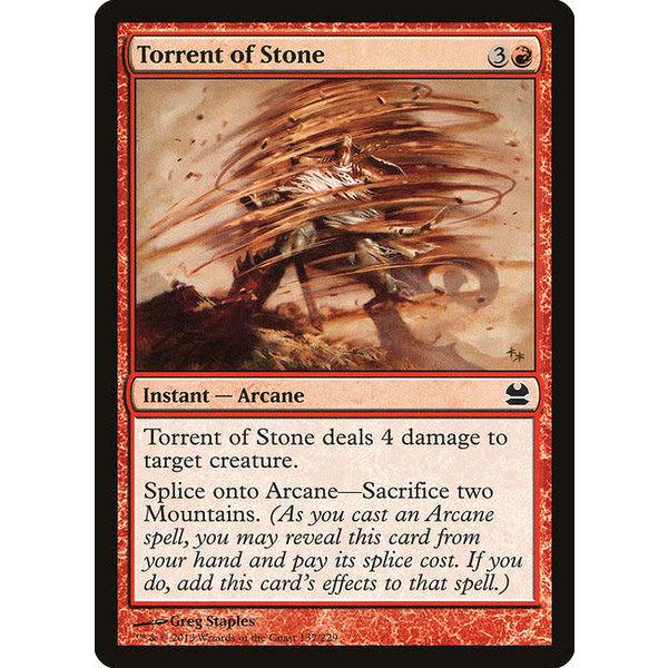 Magic: The Gathering Torrent of Stone (137) Moderately Played