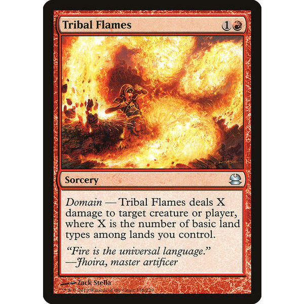 Magic: The Gathering Tribal Flames (138) Moderately Played