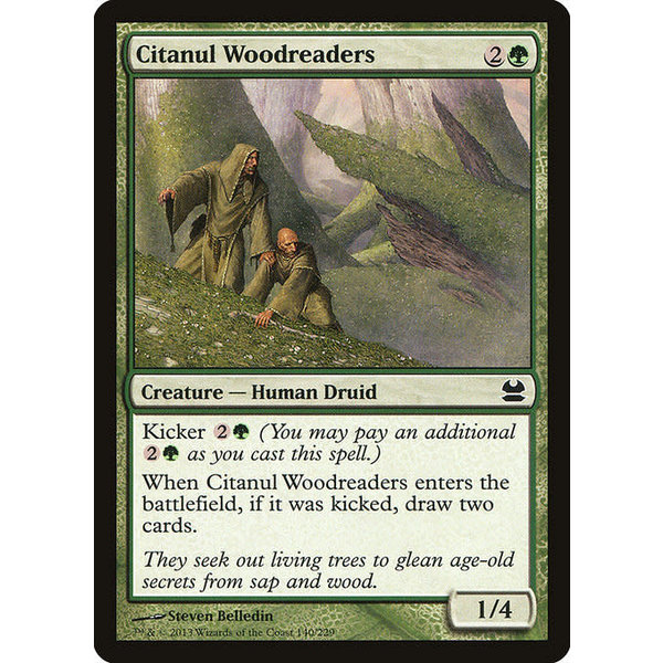 Magic: The Gathering Citanul Woodreaders (140) Moderately Played