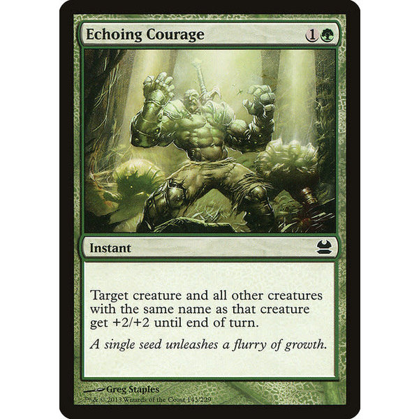 Magic: The Gathering Echoing Courage (143) Lightly Played