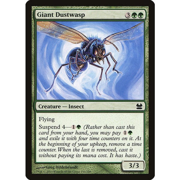 Magic: The Gathering Giant Dustwasp (145) Moderately Played Foil