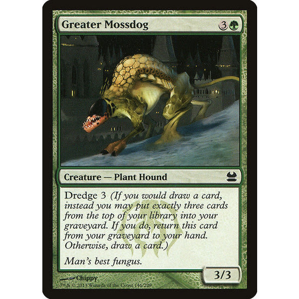 Magic: The Gathering Greater Mossdog (146) Moderately Played