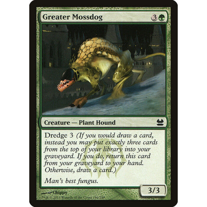 Magic: The Gathering Greater Mossdog (146) Moderately Played