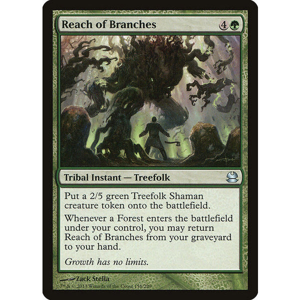 Magic: The Gathering Reach of Branches (158) Moderately Played