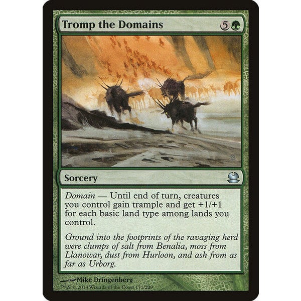 Magic: The Gathering Tromp the Domains (171) Lightly Played