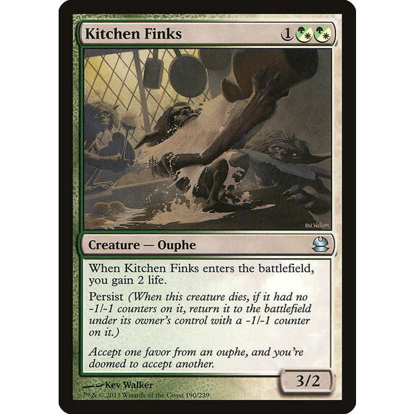 Magic: The Gathering Kitchen Finks (190) Lightly Played