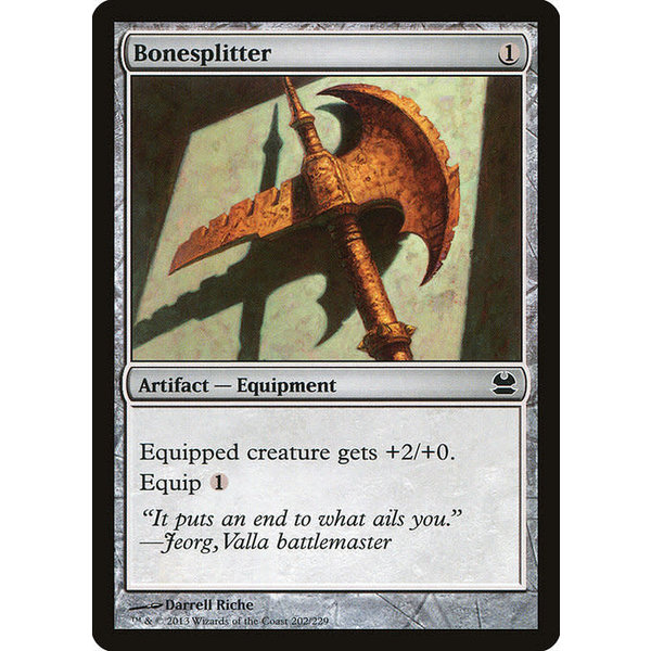 Magic: The Gathering Bonesplitter (202) Moderately Played Foil