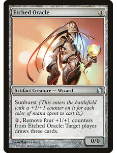 Magic: The Gathering Etched Oracle (206) Moderately Played Foil