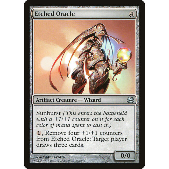Magic: The Gathering Etched Oracle (206) Moderately Played Foil
