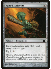 Magic: The Gathering Runed Stalactite (214) Moderately Played