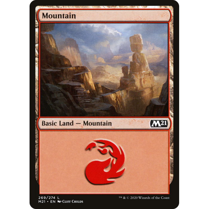 Magic: The Gathering Mountain (269) (269) Lightly Played