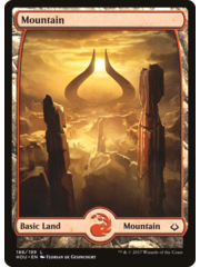 Magic: The Gathering Mountain (188) - Full Art (188) Lightly Played