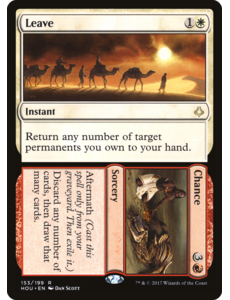 Magic: The Gathering Leave // Chance (153) Lightly Played Foil