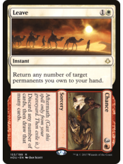 Magic: The Gathering Leave // Chance (153) Lightly Played