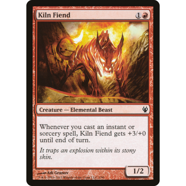 Magic: The Gathering Kiln Fiend (002) Lightly Played