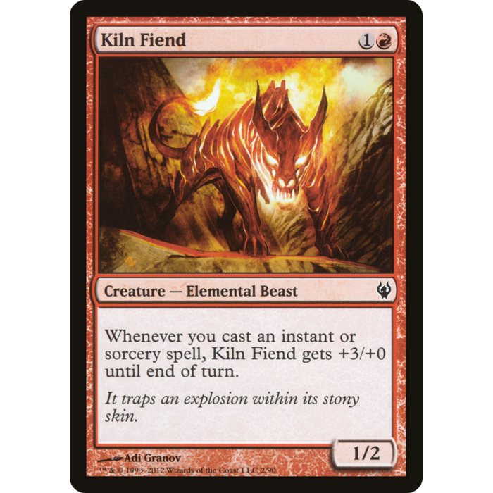 Magic: The Gathering Kiln Fiend (002) Lightly Played