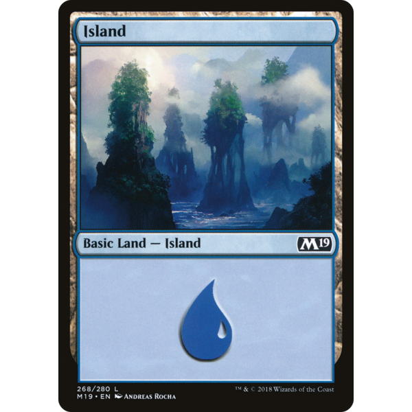 Magic: The Gathering Island (268) (268) Lightly Played