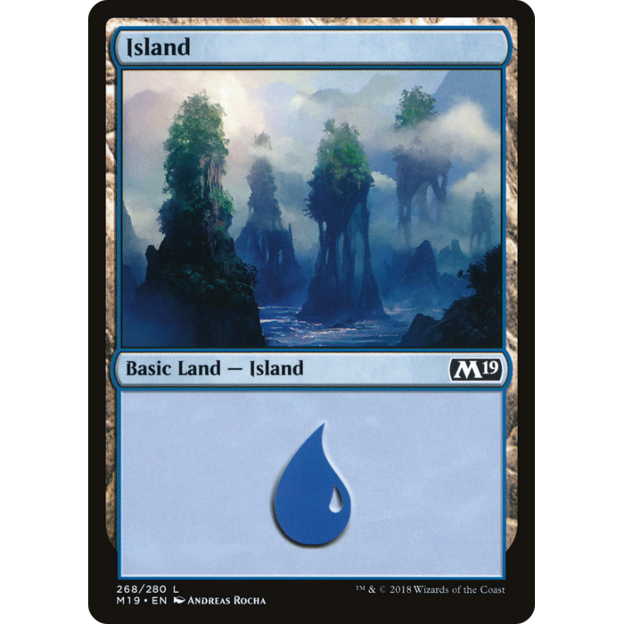 Magic: The Gathering Island (268) (268) Lightly Played
