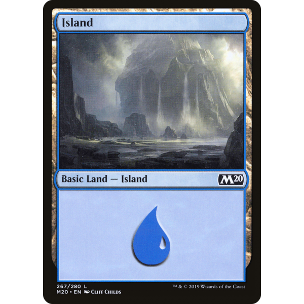 Magic: The Gathering Island (267) (267) Near Mint Foil