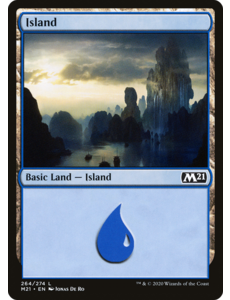 Magic: The Gathering Island (264) (264) Near Mint Foil