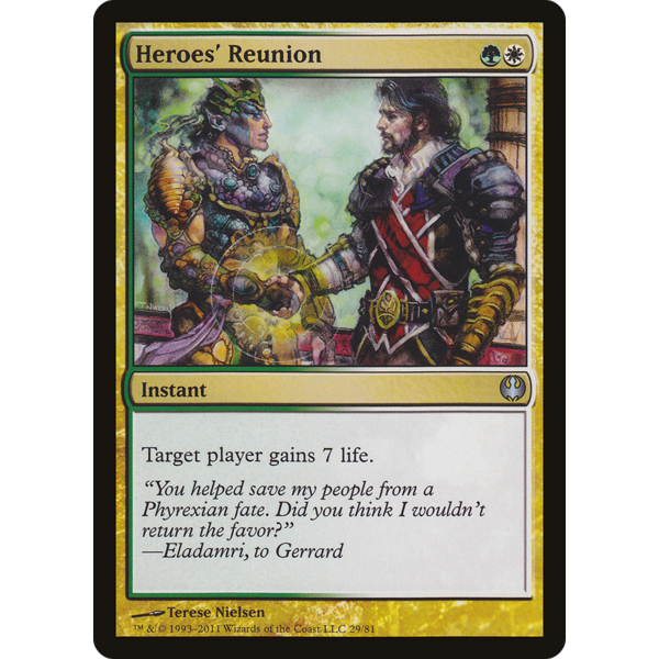 Magic: The Gathering Heroes' Reunion (029) Moderately Played