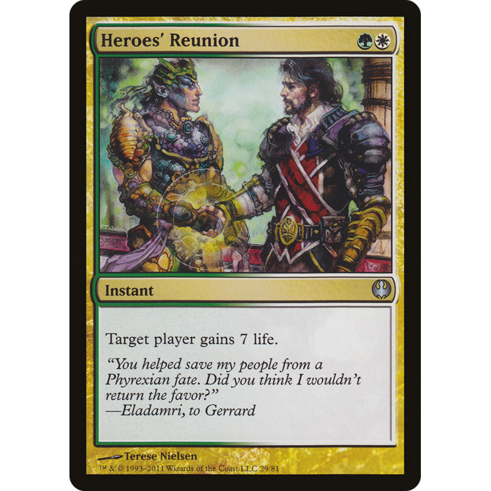 Magic: The Gathering Heroes' Reunion (029) Moderately Played