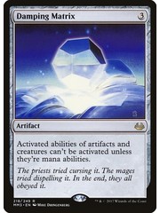 Magic: The Gathering Damping Matrix (218) Lightly Played
